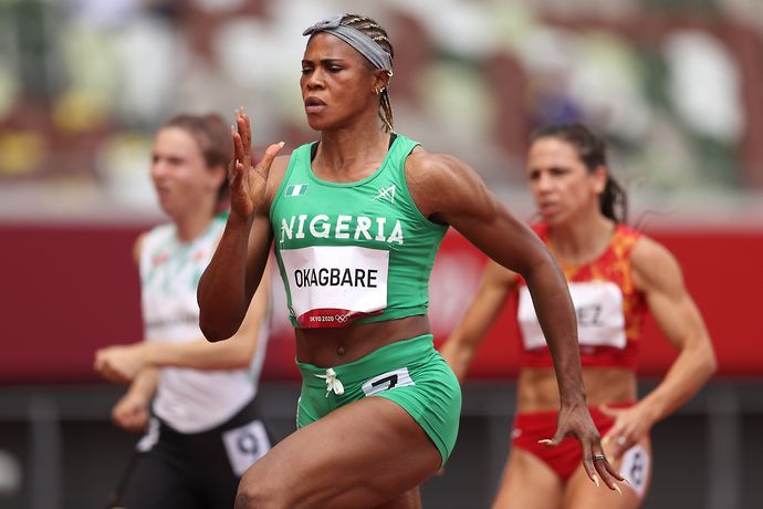 Blessing Okagbare is out of the Tokyo 2020 Olympic Games after a failed drugs test
