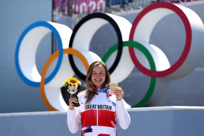 Charlotte Worthington won BMX Freestyle Park gold at the Tokyo 2020 Olympic Games