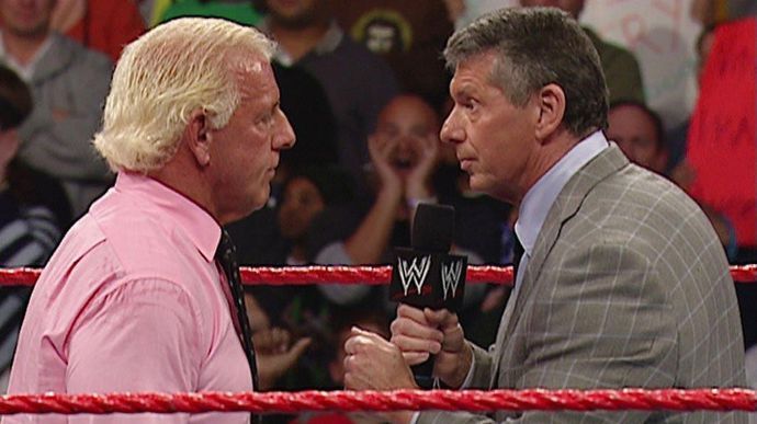Vince McMahon Ric Flair WWE