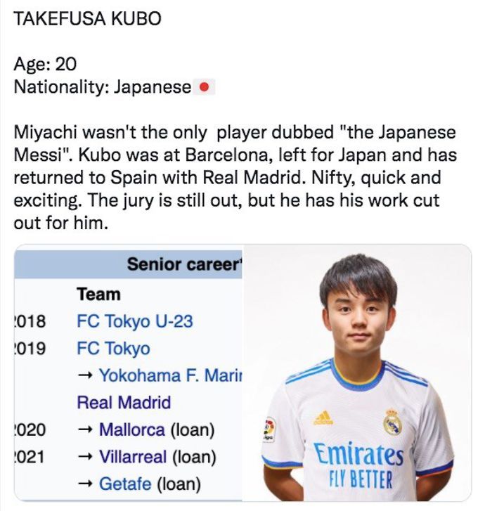 Takefusa Kubo wasn't the next Lionel Messi