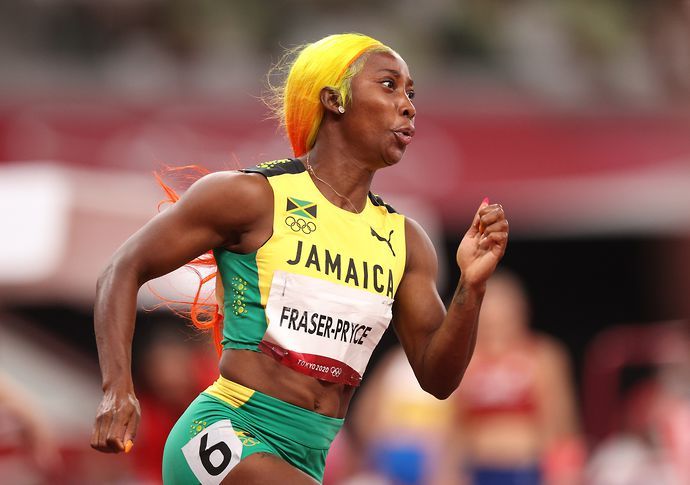 Shelly-Ann Fraser Pryce was a mother athlete at the Tokyo 2020 Olympic Games