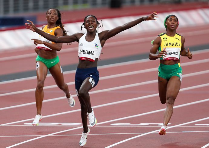 Christine Mboma earned a 200m silver medal at the Tokyo 2020 Olympic Games