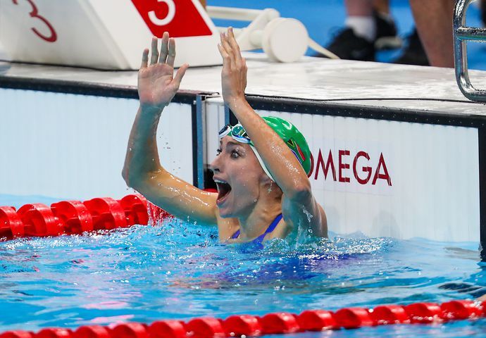 South African swimmer Tatjana Schoenmaker broke a world record at the Tokyo 2020 Olympic Games