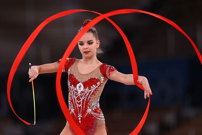 Dina Averina is a three-time world rhythmic gymnastics champion