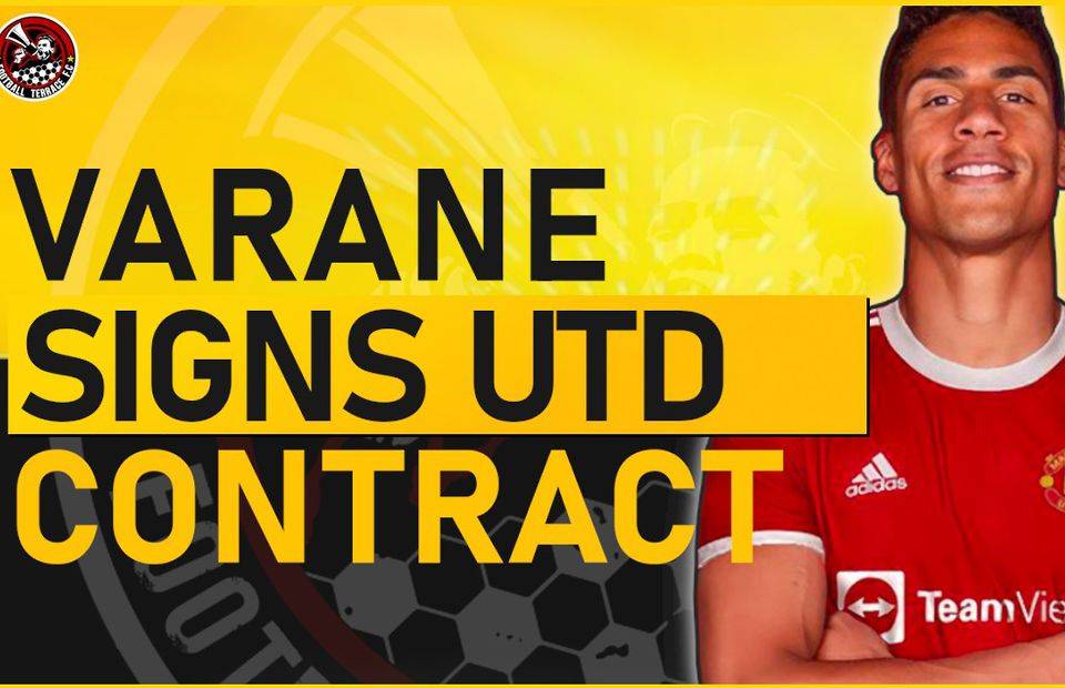 Varane Signature Raphaël Varane signs for Manchester United! Announcement Today!