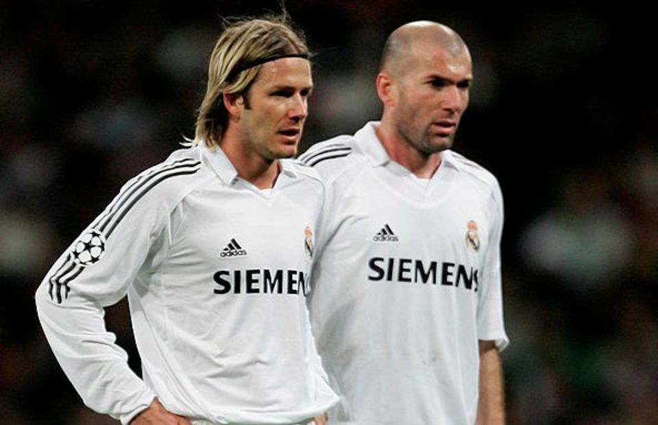 David Beckham &amp; Zinedine Zidane - what a combo!