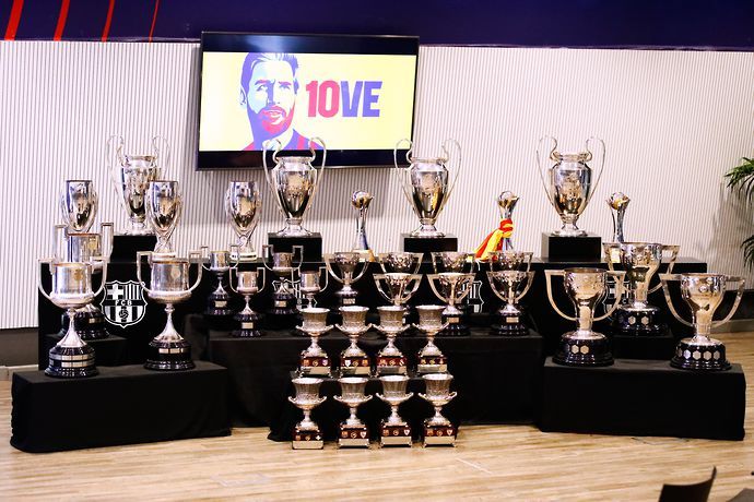 Lionel Messi: PSG star left some awards in Barcelona dressing room