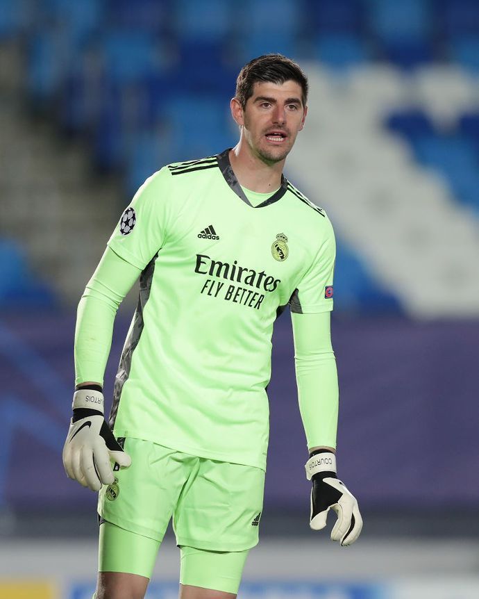 Courtois with Real Madrid