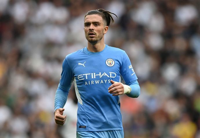Jack Grealish in action for Man City