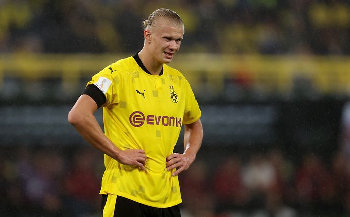 Borussia Dortmund's Erling Haaland was in talks with Chelsea