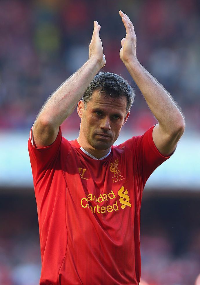 Carragher with Liverpool