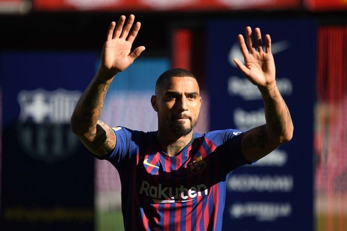 Kevin Prince Boateng signs for Barcelona