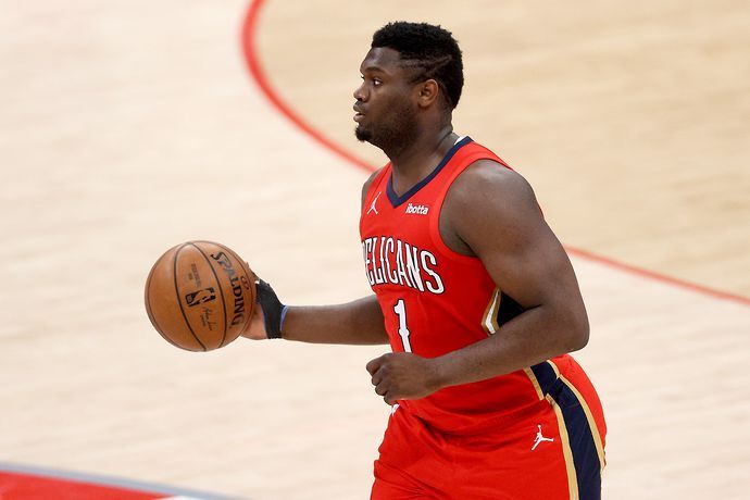 Zion Williamson in action for New Orelans Pelicans