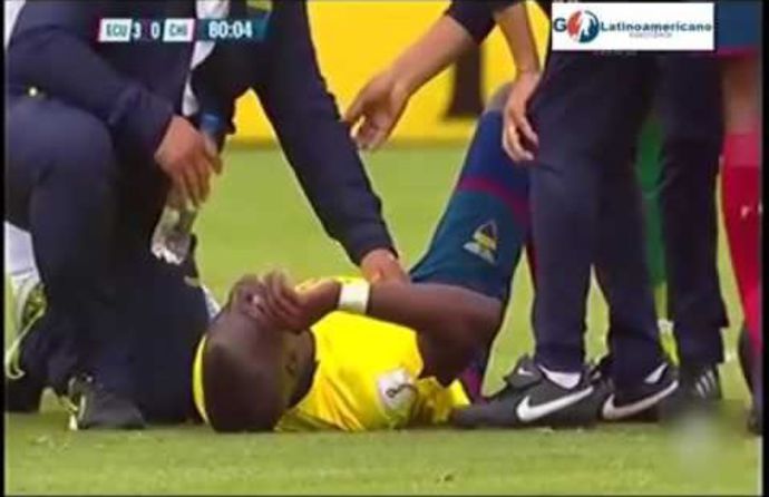 Enner Valencia was accused of faking an injury