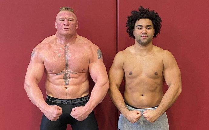 Gable Steveson has revealed that he was 'scared' of Brock Lesnar when he first met him
