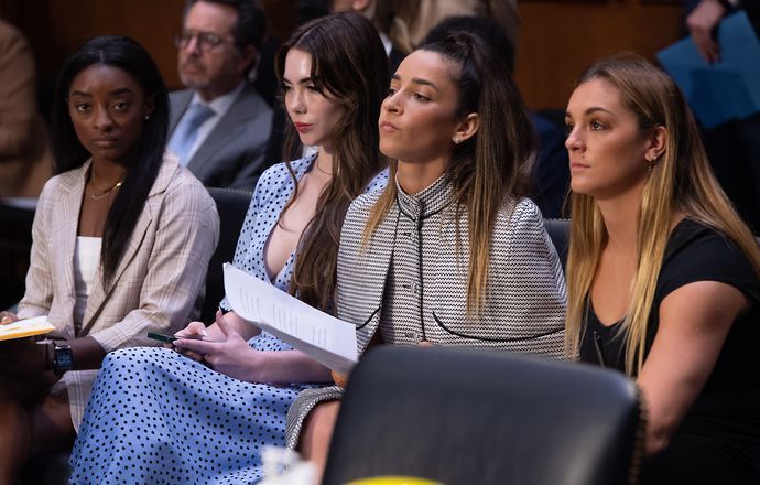 Four gymnasts testified against Larry Nassar at the US Senate