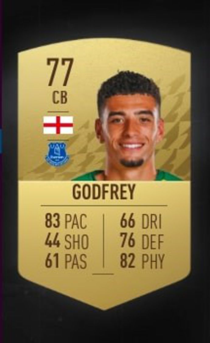 Godfrey's FIFA 22 card