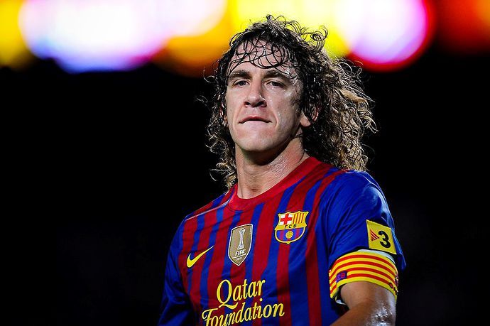 Puyol in action for Barcelona