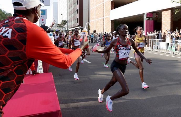 Brigid Kosgei will be looking to retain her London Marathon title