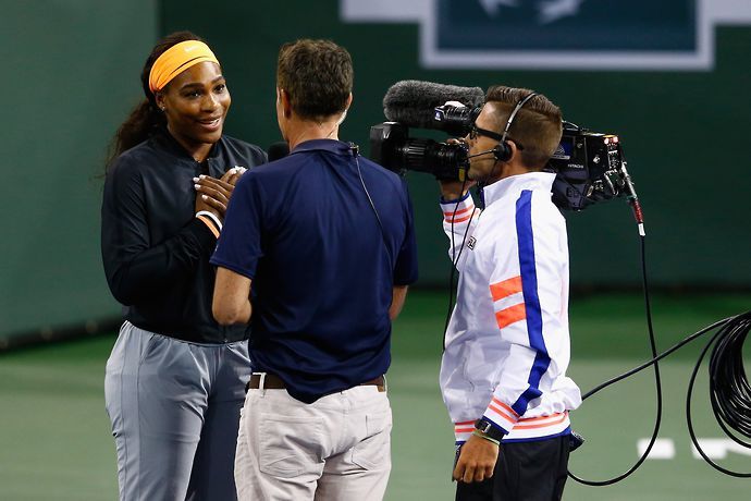 Serena Williams returned to Indian Wells in 2015