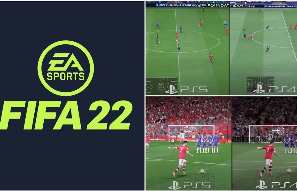 FIFA 22 PS5 vs FIFA 22 PC Graphics and Player Animation Comparison