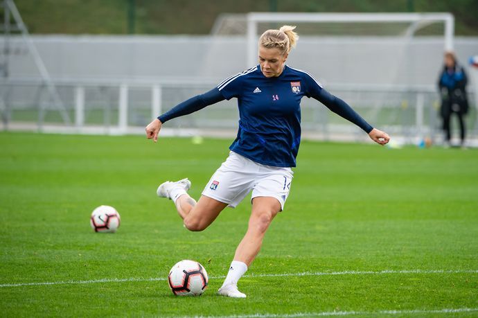 Ada Hegerbeg became the all-time top scorer in the Women's Champions League in 2019