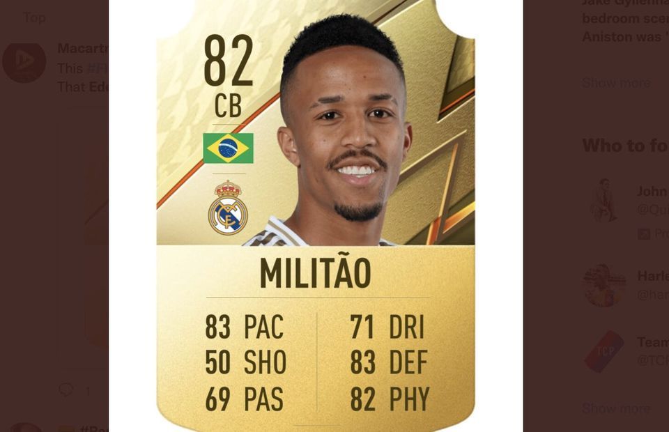 FIFA 22 Ultimate Team Top 10 Overpowered CB To Use Right Now
