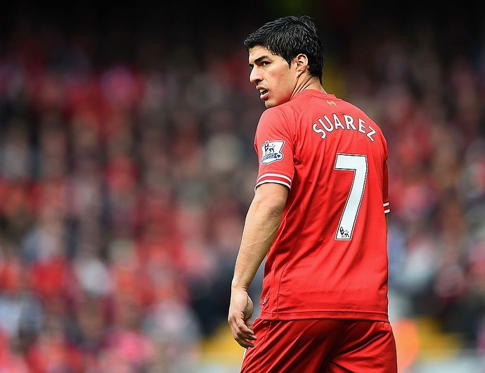 Luis Suarez in action for Liverpool
