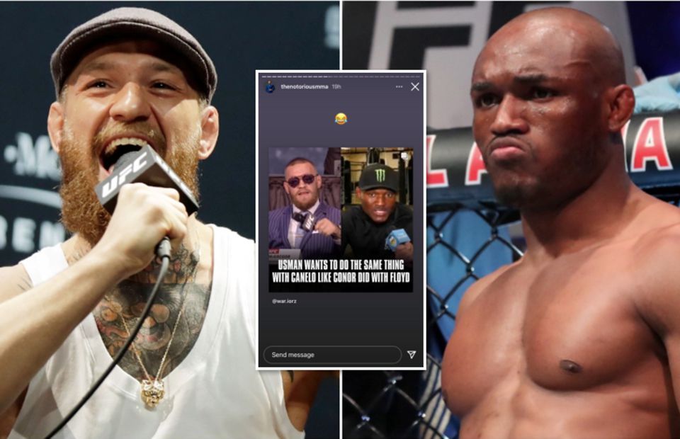 Conor McGregor laughs at Kamaru Usman 'copying' him again