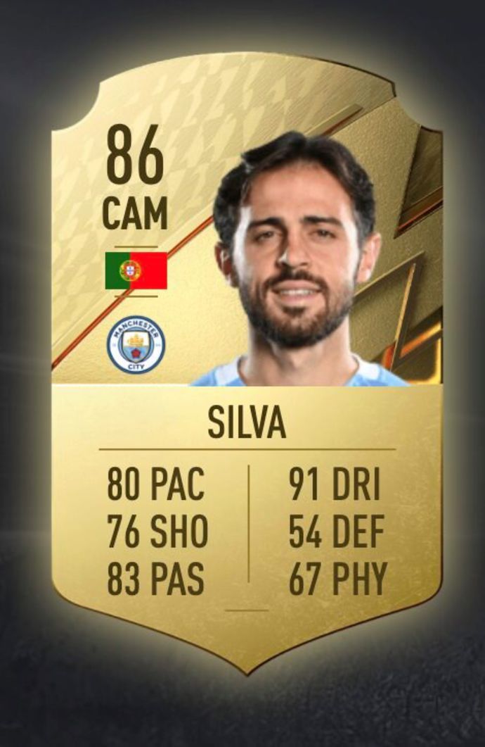 Bernardo Silva is a very powerful CAM to use in FIFA 22 Ultimate Team