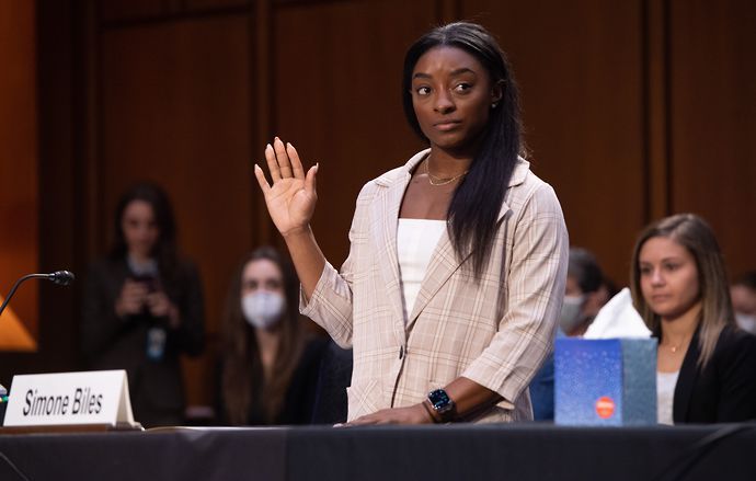 Simone Biles speaking out on mental health
