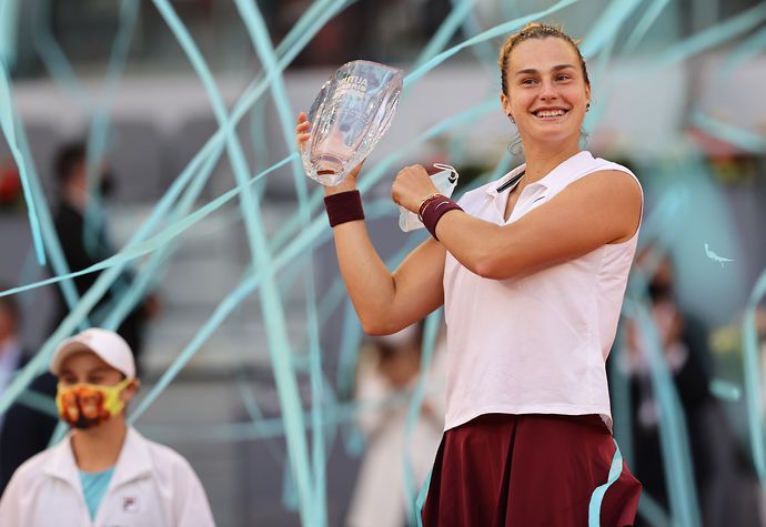 Aryna Sabalenka won the Madrid Open this year