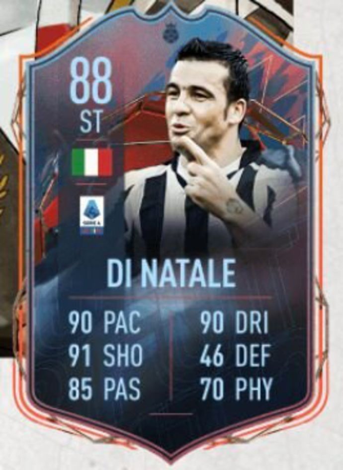 Antonio Di Natale is one of the strongest FIFA 22 FUT Heroes Cards