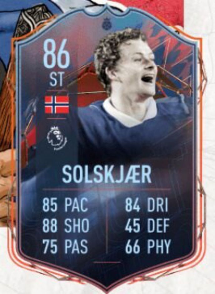 Ole Gunnar Solskjaer is a fun FIFA 22 FUT Heroes Cards
