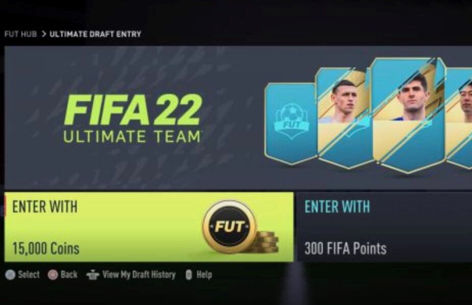 Premiação do FUT Draft para FIFA 22 Ultimate Team