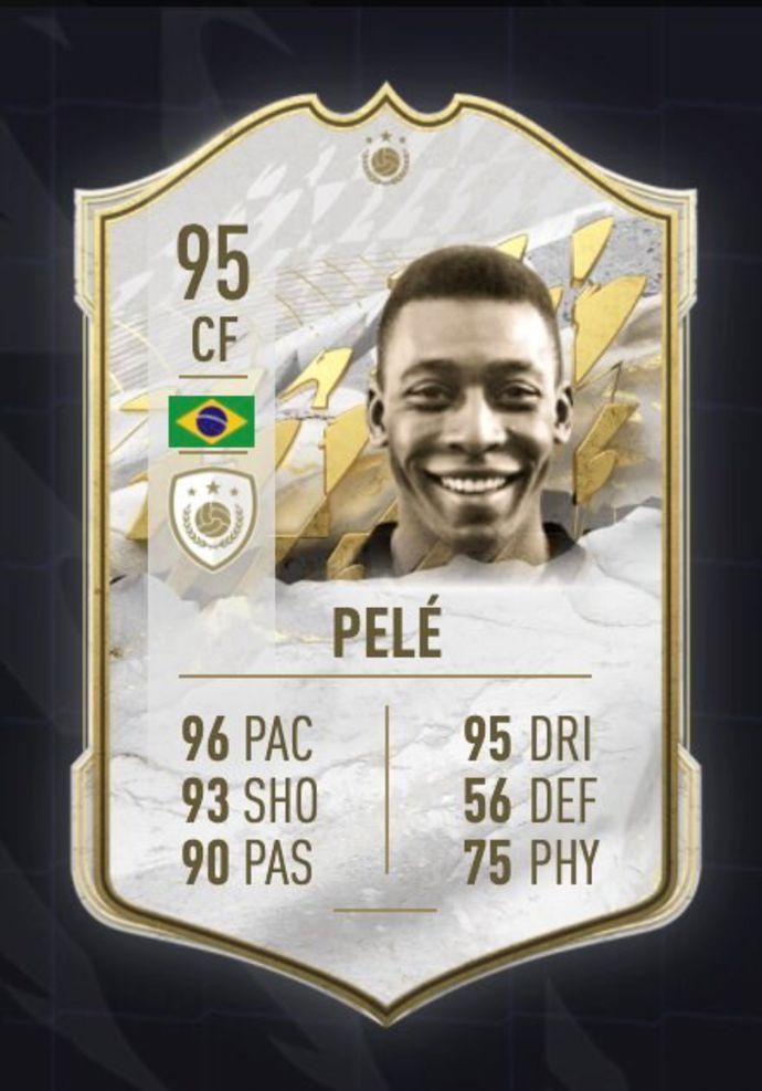 Pele is one of the best FIFA 22 Ultimate Team Cards