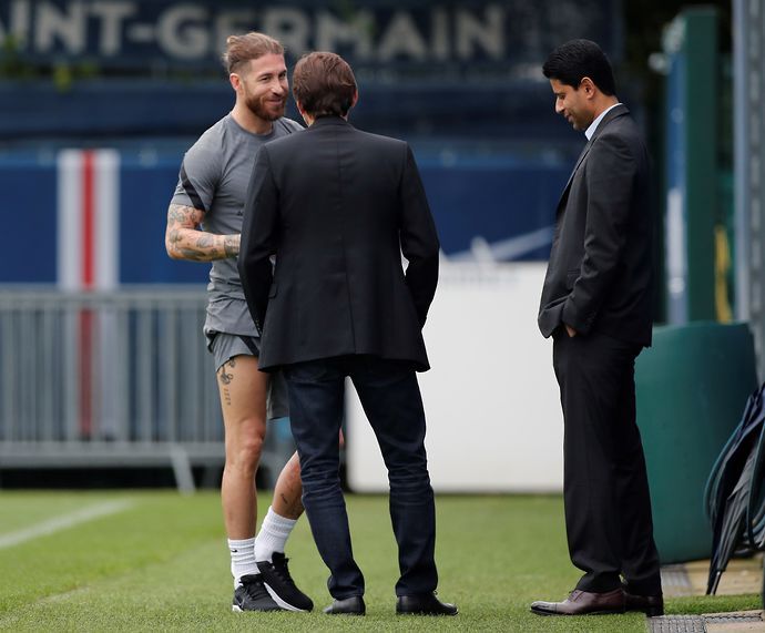 Ramos in training