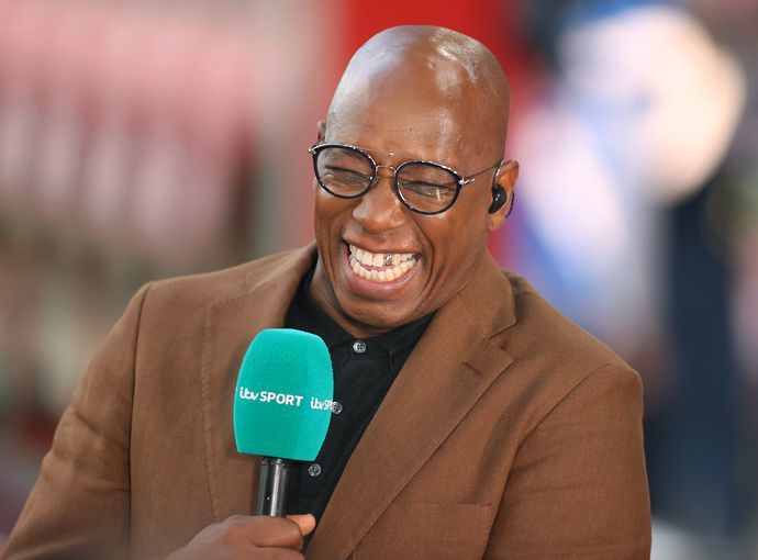Ian Wright has been a welcome addition to ITV's women's football coverage 