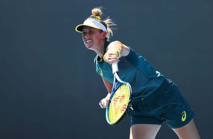 Storm Sanders has shone for Australia at the Billie Jean King Cup