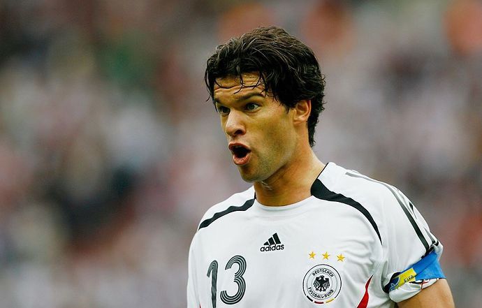 Ballack with Germany