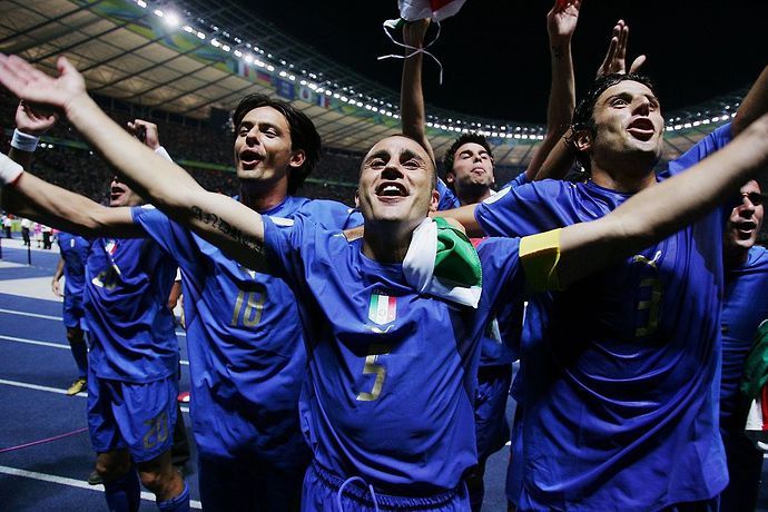 Cannavaro with Italy