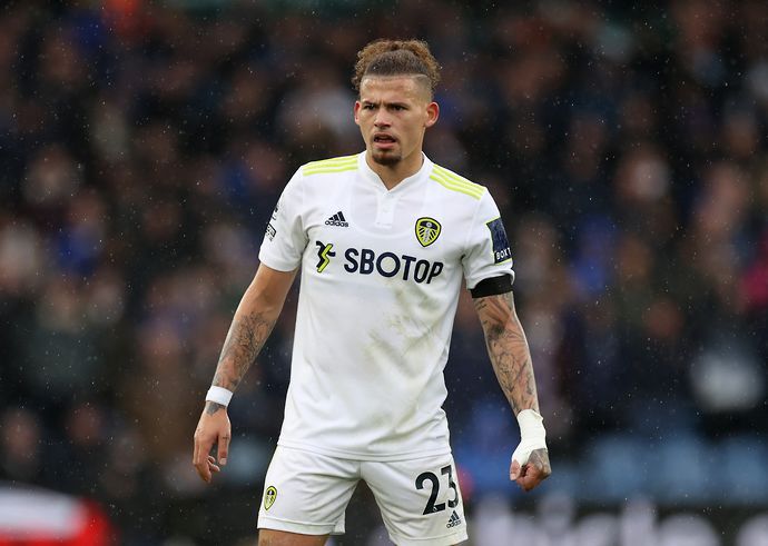Kalvin Phillips in action for Leeds United