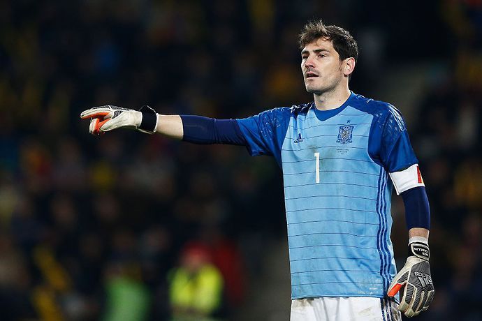 Casillas with Spain