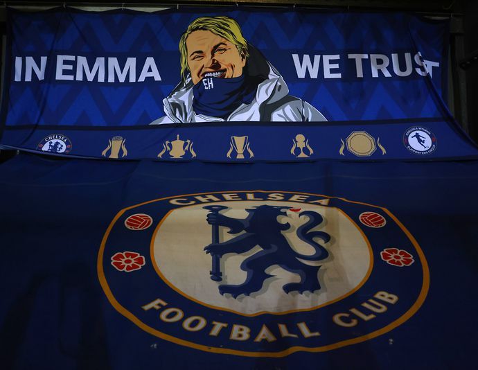 Emma Hayes Chelsea banner