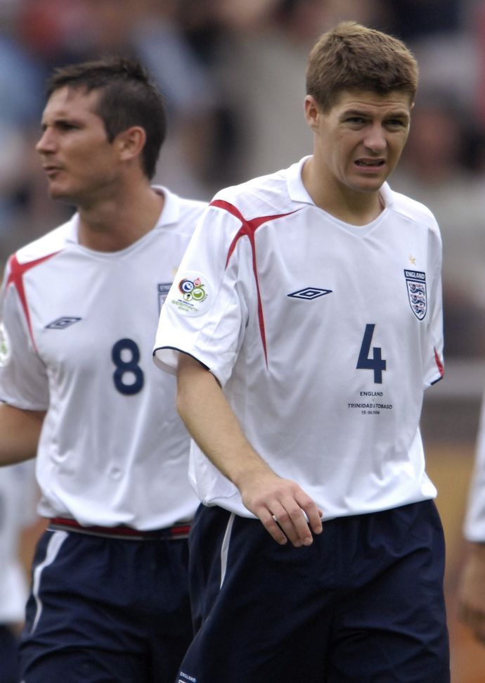 Lampard & Gerrard with England