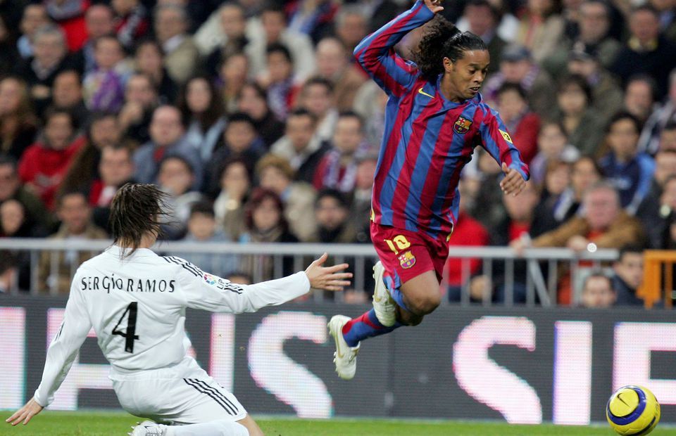 Ronaldinho's incredible performance for Barcelona at Real Madrid