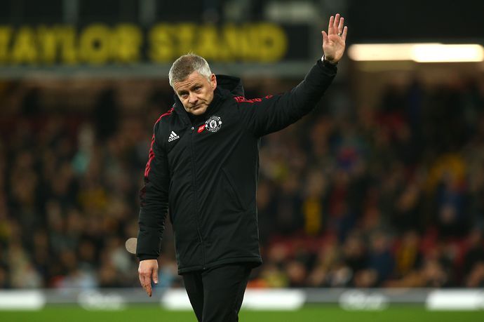 Solskjaer was shown the door by United on Sunday