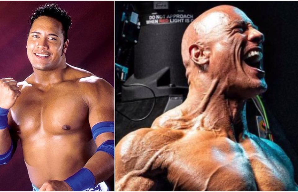 The Rock's incredible body transformation: 25 years on from WWE