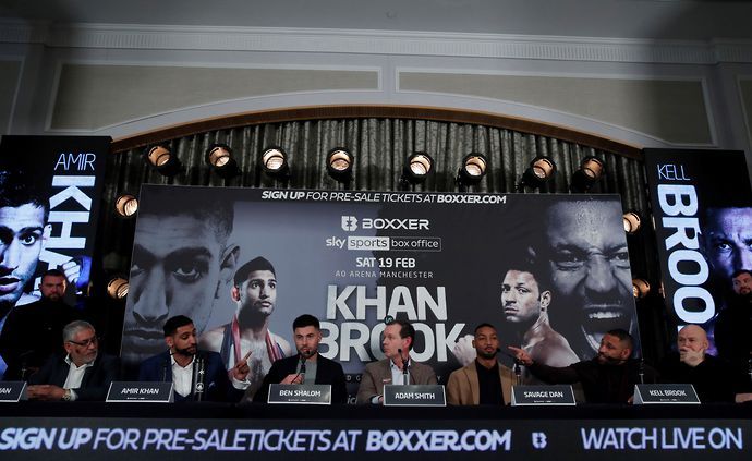The Khan vs Brook conference got very heated