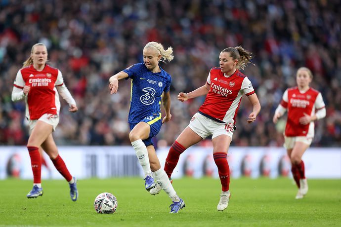 Chelsea were dominant against Arsenal in the Women's FA Cup Final